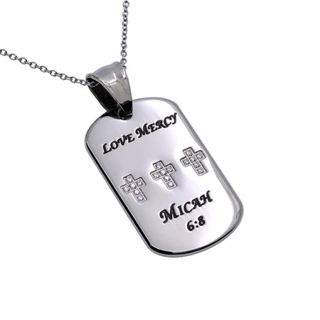 Women's CZ Calvary Dog Tag