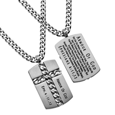 Men's Silver Chain Cross