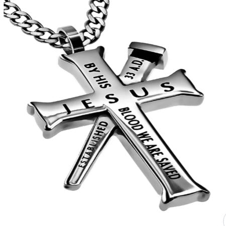 Men's Established Silver Cross