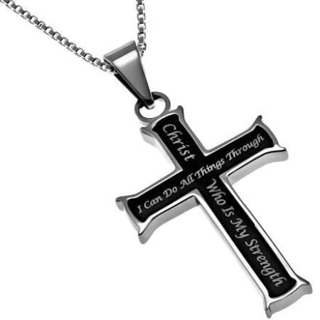 Women's Black Mini Cross